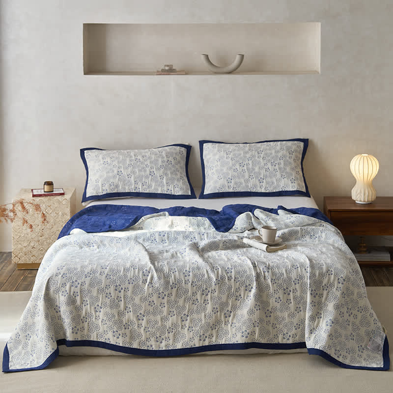 Couette en gaze double épaisseur, neutre et confortable
