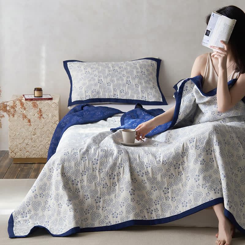 Couette en gaze double épaisseur, neutre et confortable