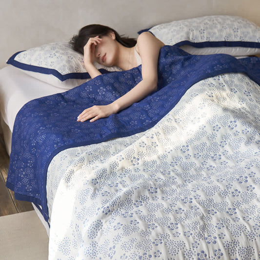 Couette en gaze double épaisseur, neutre et confortable