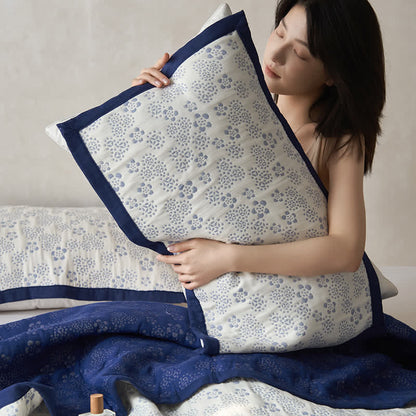 Couette en gaze double épaisseur, neutre et confortable