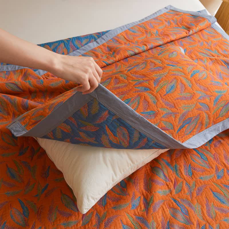 Couette légère en gaze de coton avec plumes légères