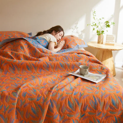 Couette légère en gaze de coton avec plumes légères