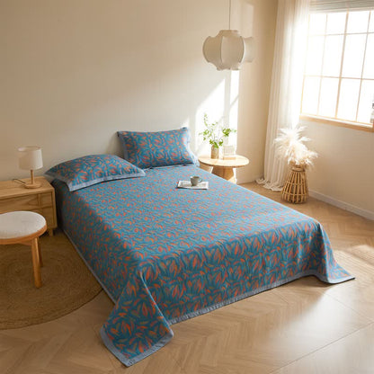 Couette légère en gaze de coton avec plumes légères