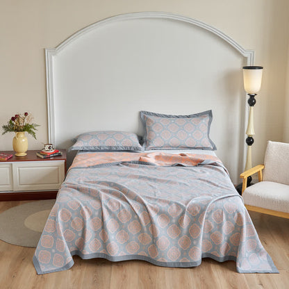Couverture luxueuse en gaze de coton à double couche