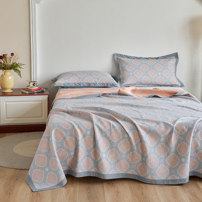 Couverture luxueuse en gaze de coton à double couche