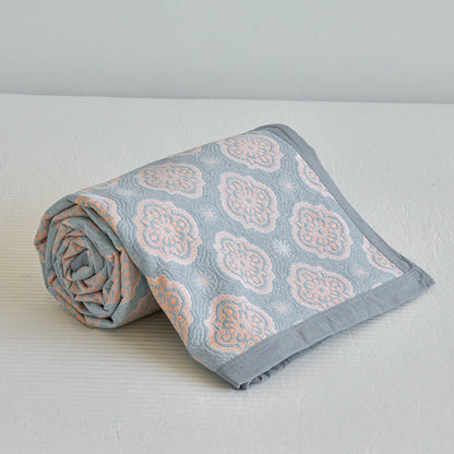 Couverture luxueuse en gaze de coton à double couche