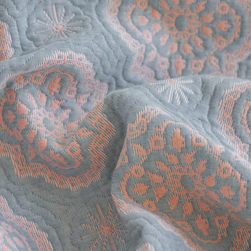 Couverture luxueuse en gaze de coton à double couche