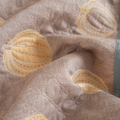 Élégante couette d'été en gaze de coton en forme de citrouille