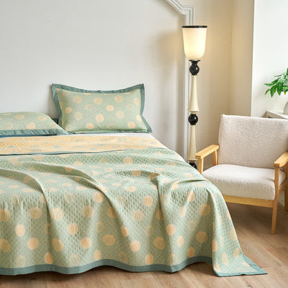 Élégante couette d'été en gaze de coton en forme de citrouille