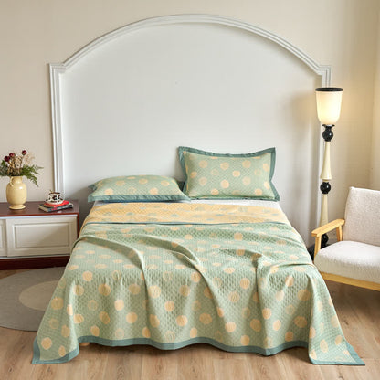 Élégante couette d'été en gaze de coton en forme de citrouille
