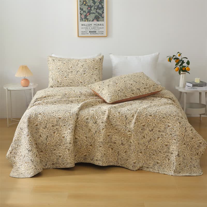 Linge de lit matelassé luxueux pour l'été en pur coton