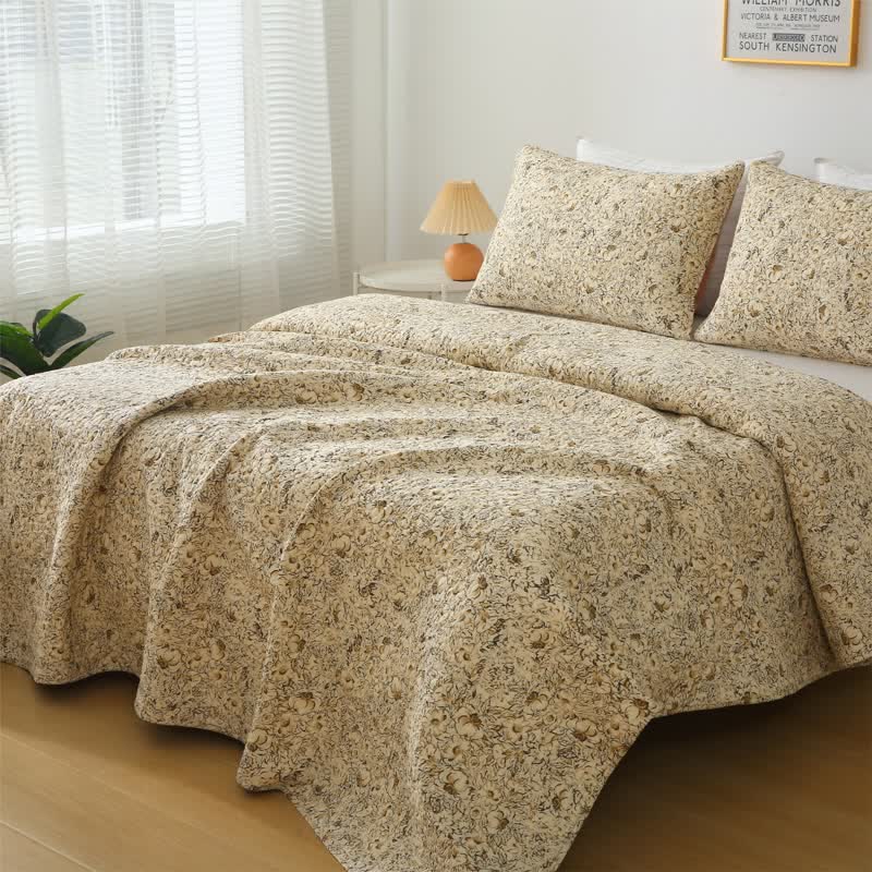 Linge de lit matelassé luxueux pour l'été en pur coton