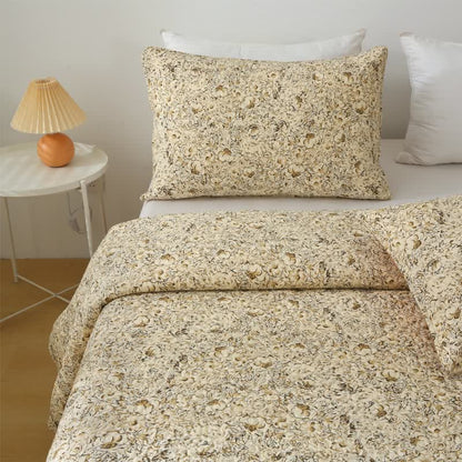 Linge de lit matelassé luxueux pour l'été en pur coton