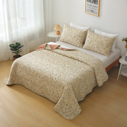 Linge de lit matelassé luxueux pour l'été en pur coton
