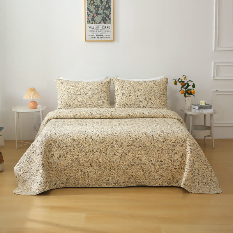 Linge de lit matelassé luxueux pour l'été en pur coton