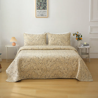 Linge de lit matelassé luxueux pour l'été en pur coton