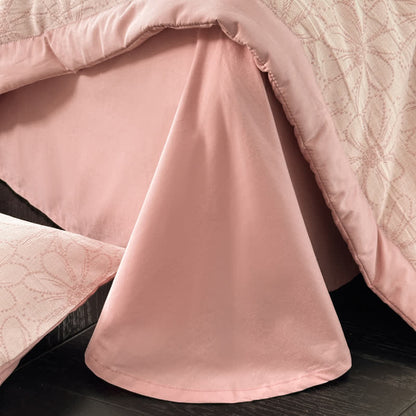 Linge de lit jacquard respirant en gaze de coton avec motif marguerite