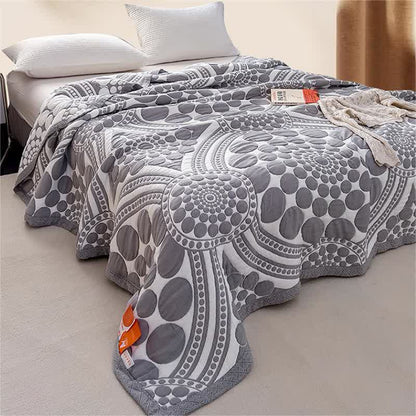 Couette réversible et légère en pur coton