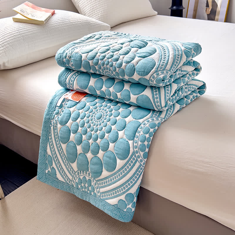 Couette réversible et légère en pur coton