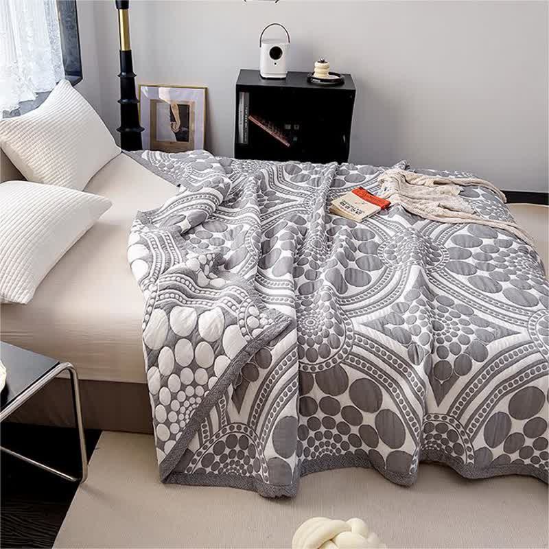 Couette réversible et légère en pur coton