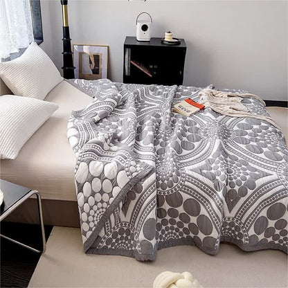 Couette réversible et légère en pur coton
