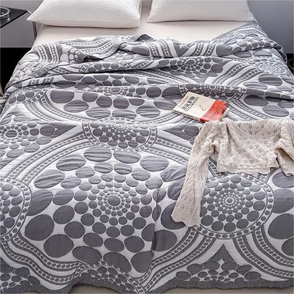 Couette réversible et légère en pur coton