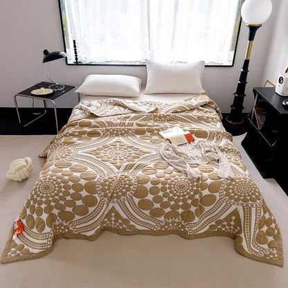Couette réversible et légère en pur coton
