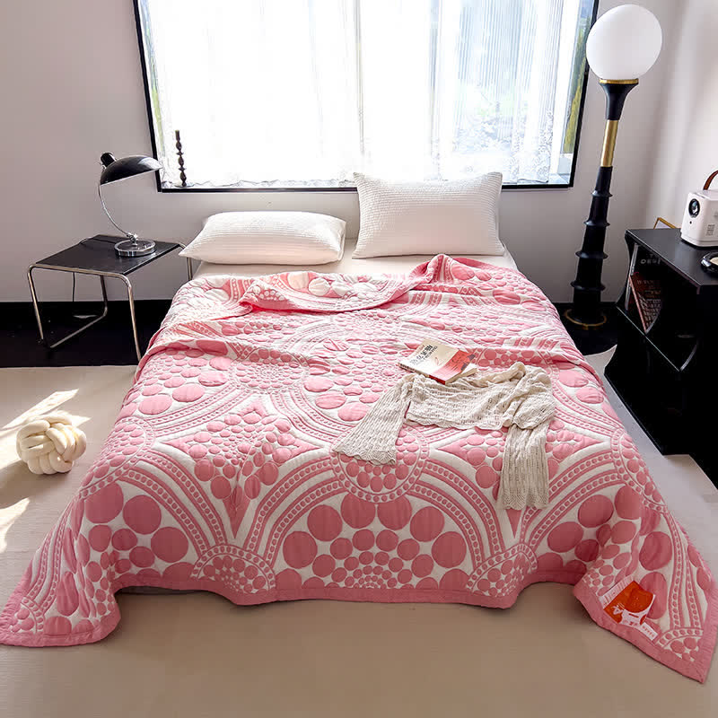 Couette réversible et légère en pur coton
