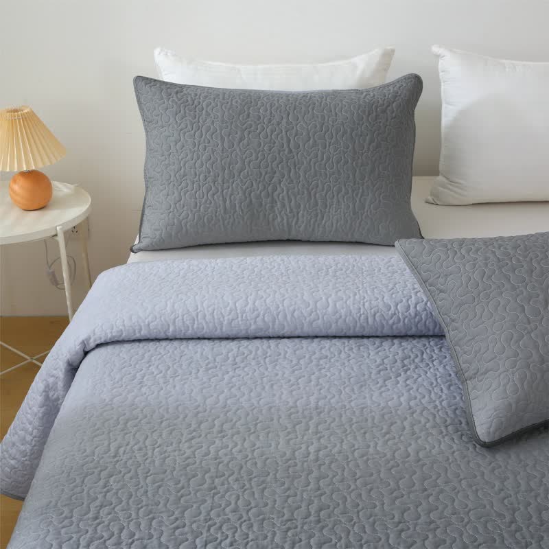 Couette douce en pur coton au style simple