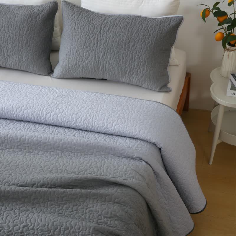 Couette douce en pur coton au style simple