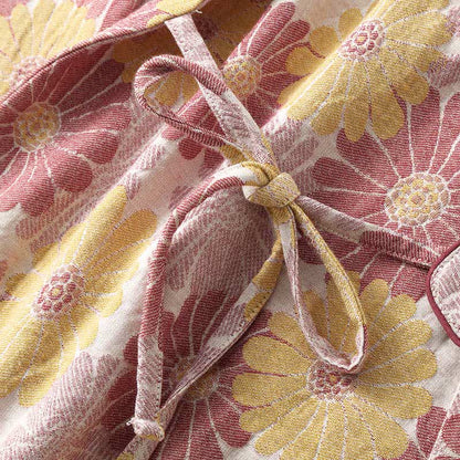 Ensemble de vêtements d'intérieur en jacquard teint en fil en pur coton - image 3