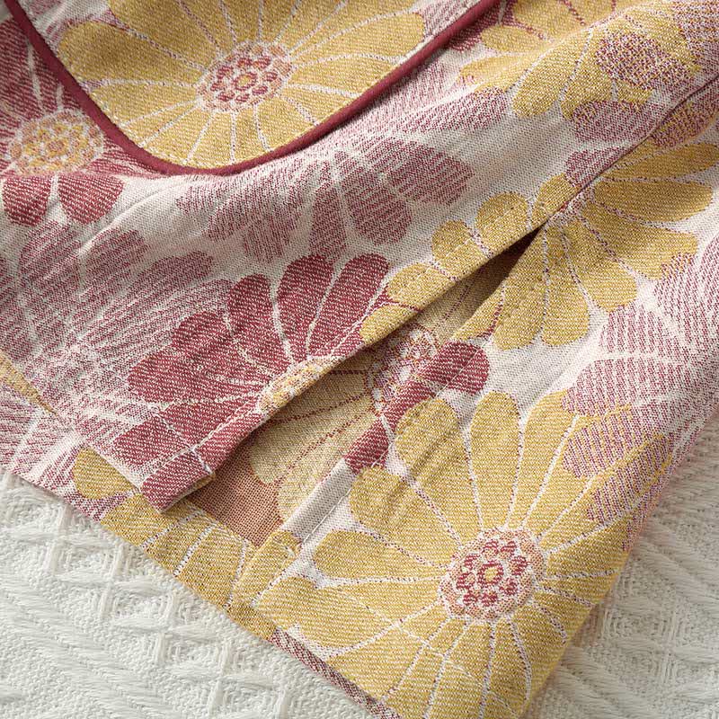 Ensemble de vêtements d'intérieur en jacquard teint en fil en pur coton - image 2