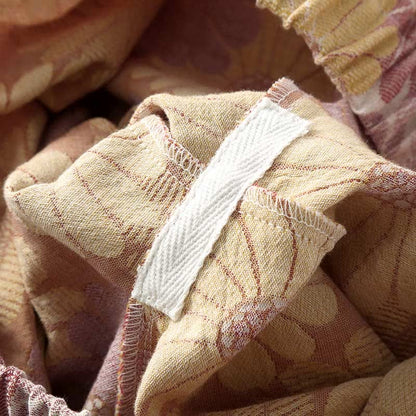 Ensemble de vêtements d'intérieur en jacquard teint en fil en pur coton - image 6