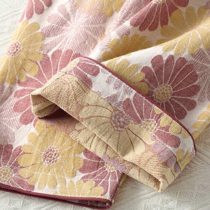 Ensemble de vêtements d'intérieur en jacquard teint en fil en pur coton - image 5