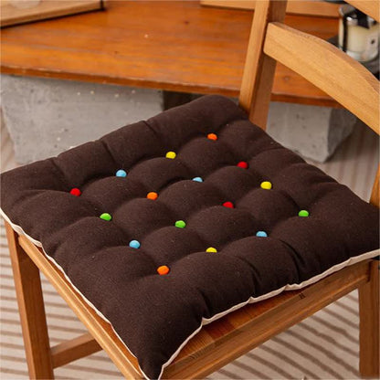 Coussin de sol carré, doux et décoratif