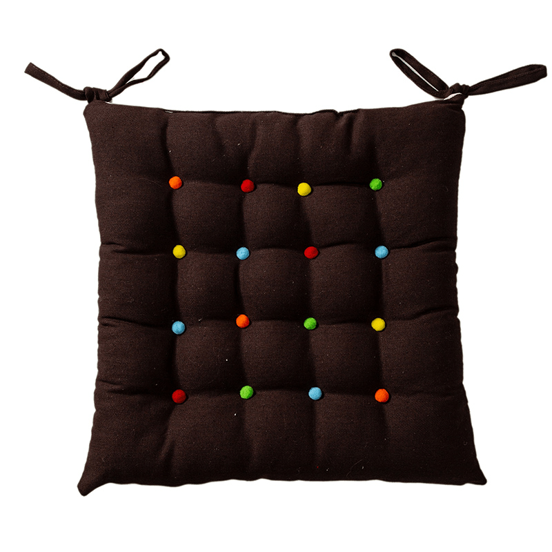 Coussin de sol carré, doux et décoratif