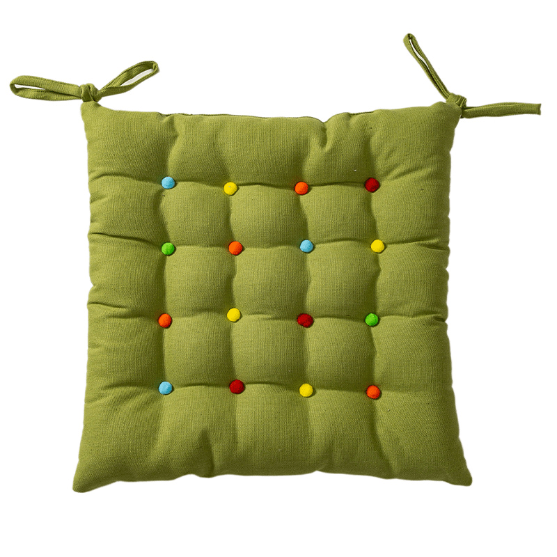 Coussin de sol carré, doux et décoratif
