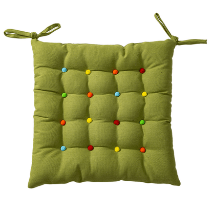 Coussin de sol carré, doux et décoratif