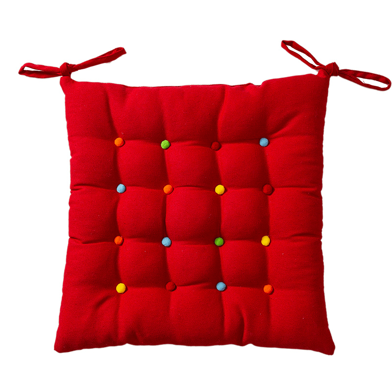 Coussin de sol carré, doux et décoratif