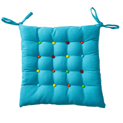 Coussin de sol carré, doux et décoratif