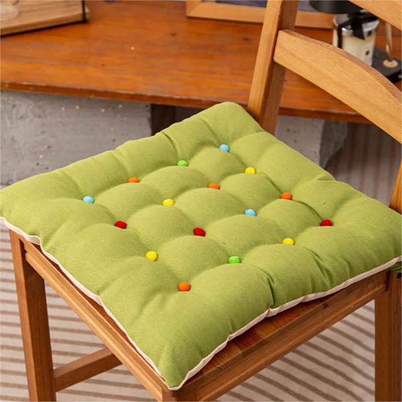 Coussin de sol carré, doux et décoratif