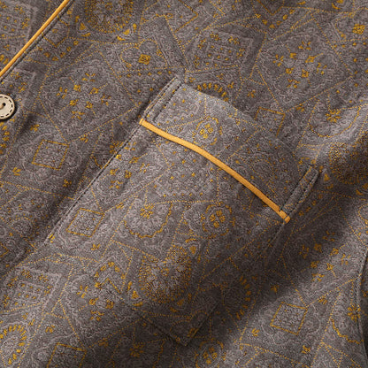 Ensemble pyjama neutre double épaisseur en gaze de coton