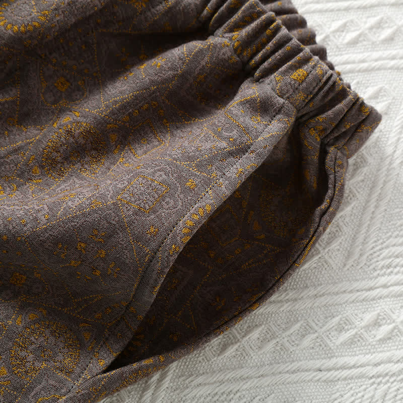Ensemble pyjama neutre double épaisseur en gaze de coton