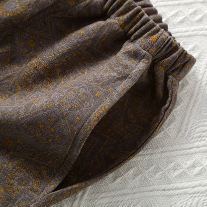 Ensemble pyjama neutre double épaisseur en gaze de coton