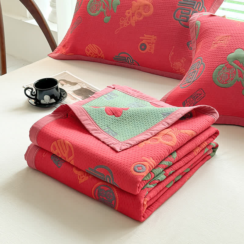 Couette luxueuse et légère en gaze de coton