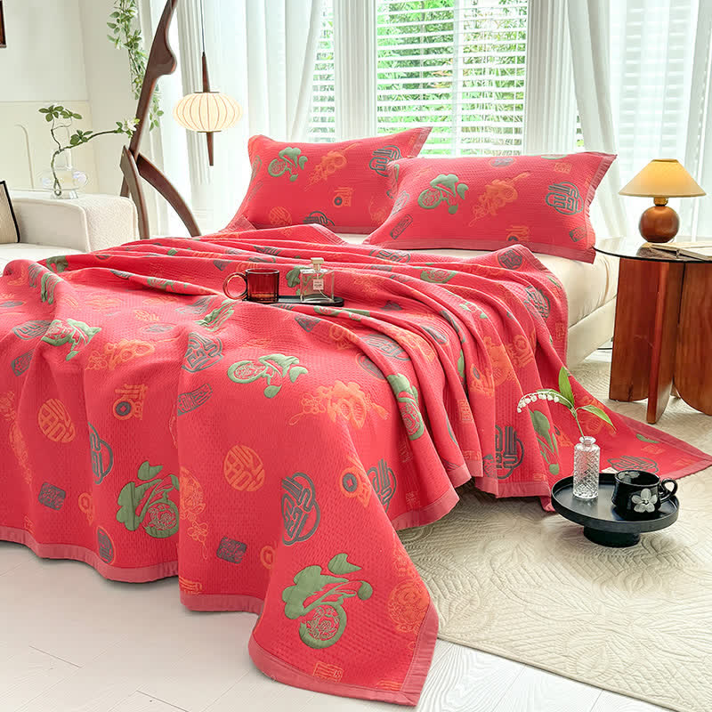Couette luxueuse et légère en gaze de coton