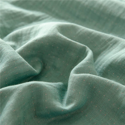Drap-housse en gaze de coton uni