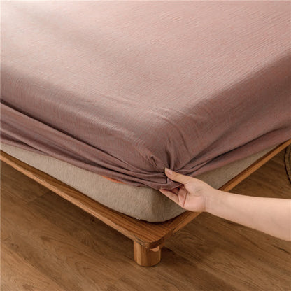 Drap-housse en gaze de coton uni