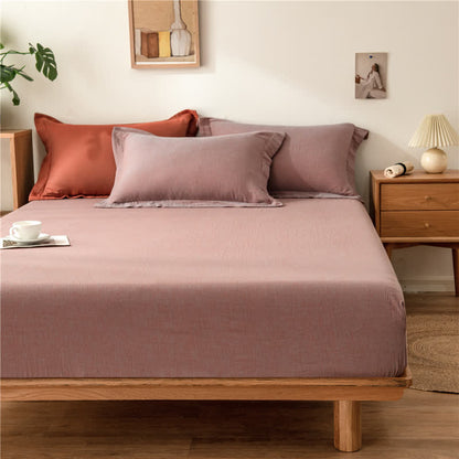 Drap-housse en gaze de coton uni