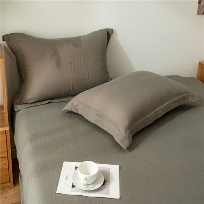 Drap-housse en gaze de coton uni